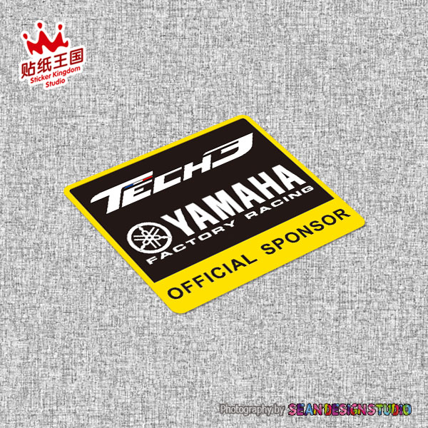 Miếng Dán Phản Quang Chống Thấm Nước 24 Cho Xe Mô Tô yamaha Tech3 YZF R1 R3 R25 R6