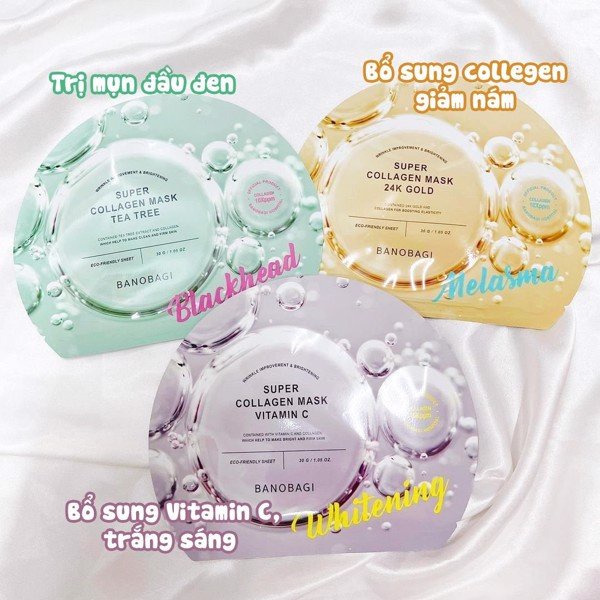 Mặt Nạ BANOBAGI Premium Super Collagen Mask 30g/Miếng