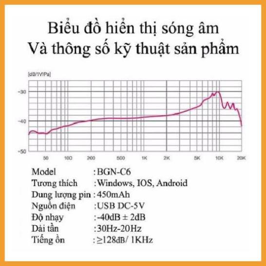 Micro Livestream C7  Loại 1, đủ phụ kiện Thu Âm Hát Karaoke Livestream 3 in 1 - Chính hãng - Bh 3 tháng