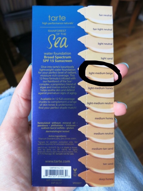 Kem nền tarte rainforest of the sea