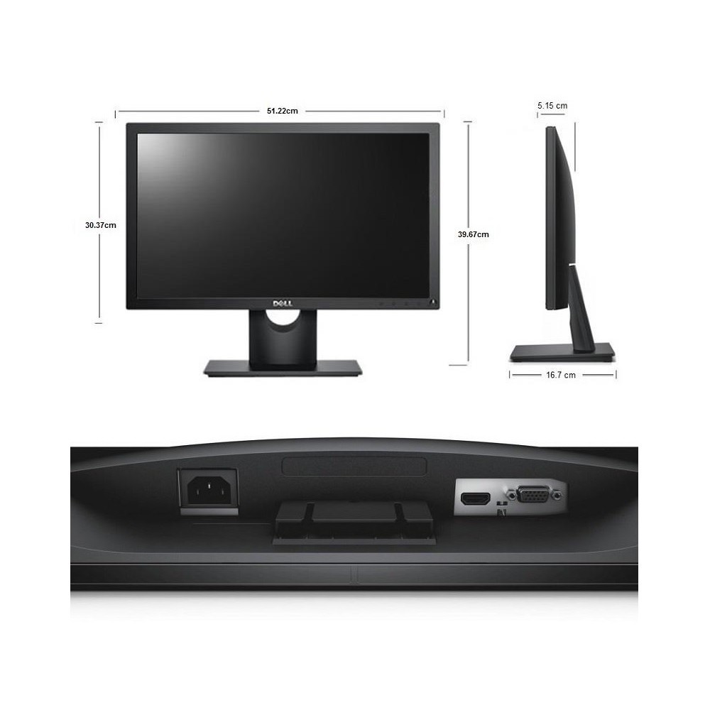 Màn hình máy tính Dell 22inch  DELL E2216H Hàng Chính Hãng Bảo Hành 36 Tháng tại DELL Việt Nam