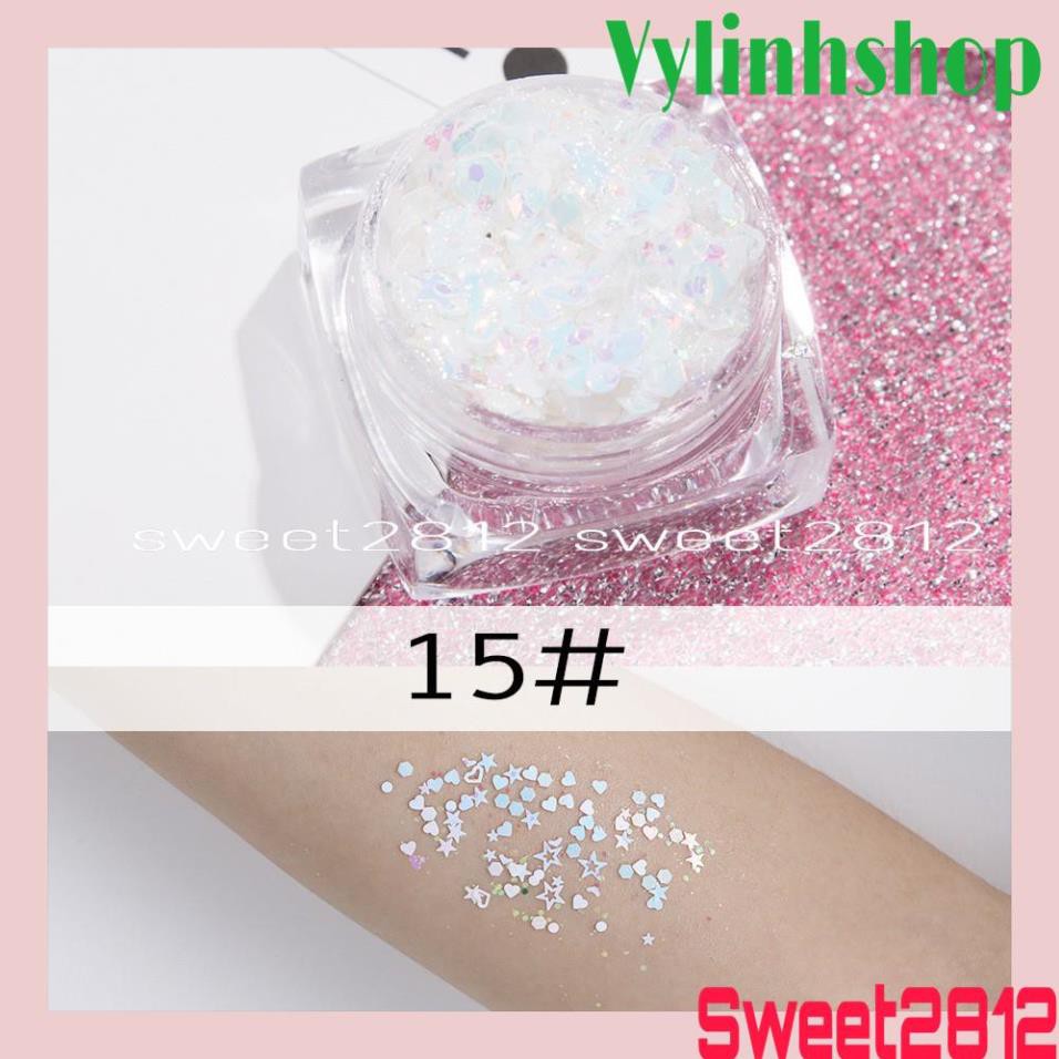 Nhũ Mắt Kira Glitter Kim Tuyến Phong Cách Hàn Quốc