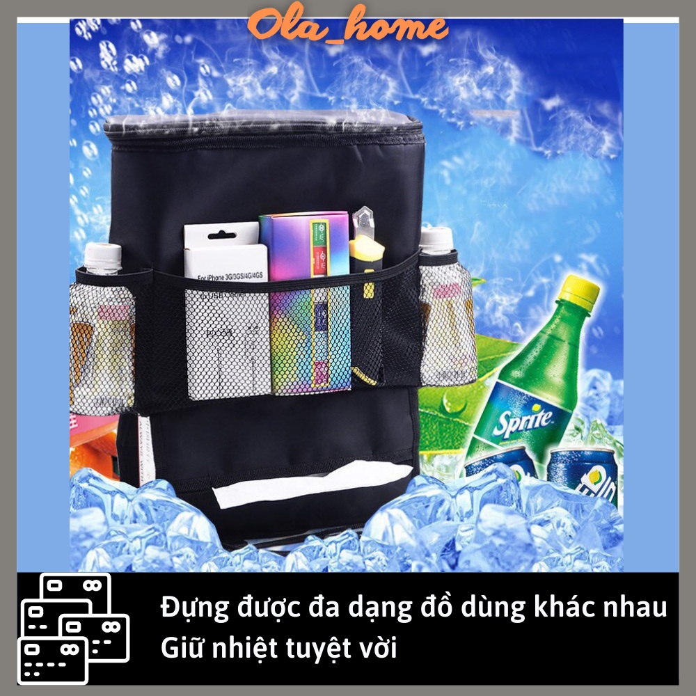 Túi treo đồ sau ghế ô tô xe hơi, túi đa năng có nhiều ngăn tiện dụng
