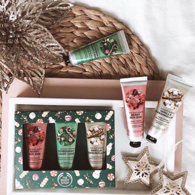 &lt;giá sốc&gt; Kem dưỡng tay dưỡng móng THE BODY SHOP HAND CREAM 30ml