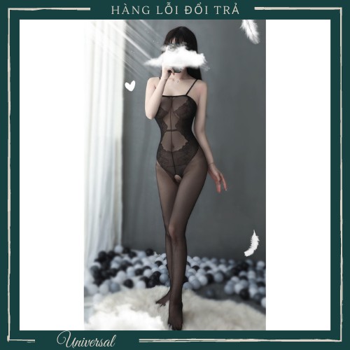 Bộ Jumpsuit Lưới Hai Dây Siêu Mỏng Sexy - Set Liền Lưới Tôn Ba Vòng Cực Gợi Cảm UNIVERSALXXX - DNS18 | BigBuy360 - bigbuy360.vn