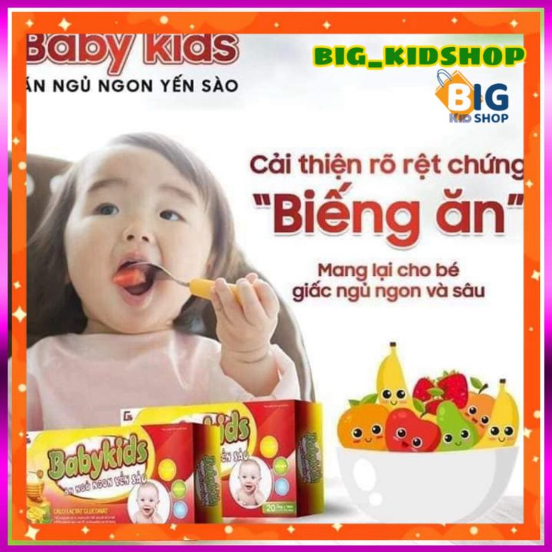 Ăn ngủ ngon yến sào Babykids CHÍNH HÃNG (được kiểm tra hàng trc khi trả tiền)