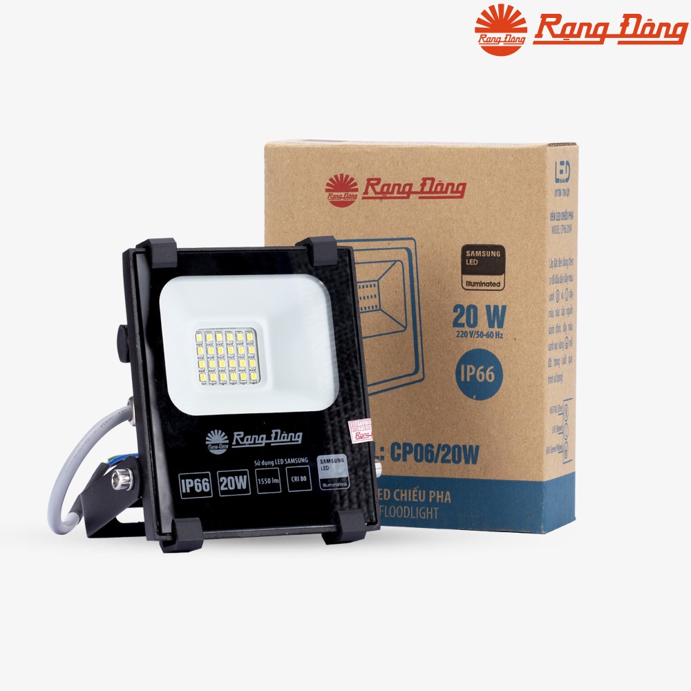 Đèn led chiếu pha 20w Rạng Đông