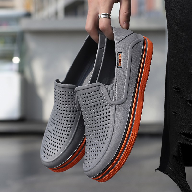 Kho Sẵn Sàng Size 39-45! Xăng đan Đi Biển Thoáng Khí Thời Trang Harajuku Hàn Quốc Cho Nam