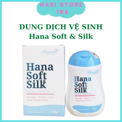 Dung dịch vệ sinh hana soft silk hanayuki Chính hãng Dung dịch vệ sinh phụ nữ 150ml