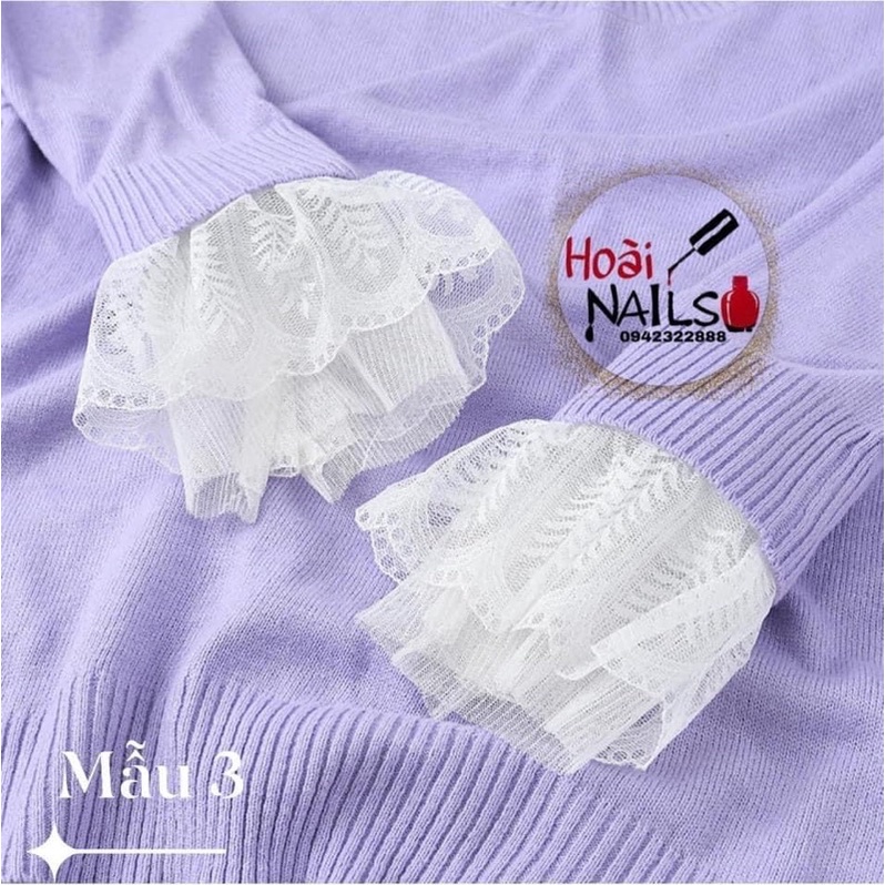 Tay áo chụp ảnh nail