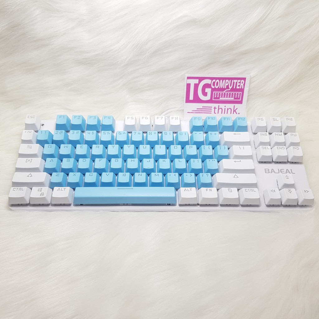 BÀN PHÍM CƠ Máy Tính Màu Hồng Led RGB - Màu xanh Chơi Game Dùng Văn Phòng Cực Đã - Loại BÀN PHÍM CƠ 87 phím | BigBuy360 - bigbuy360.vn