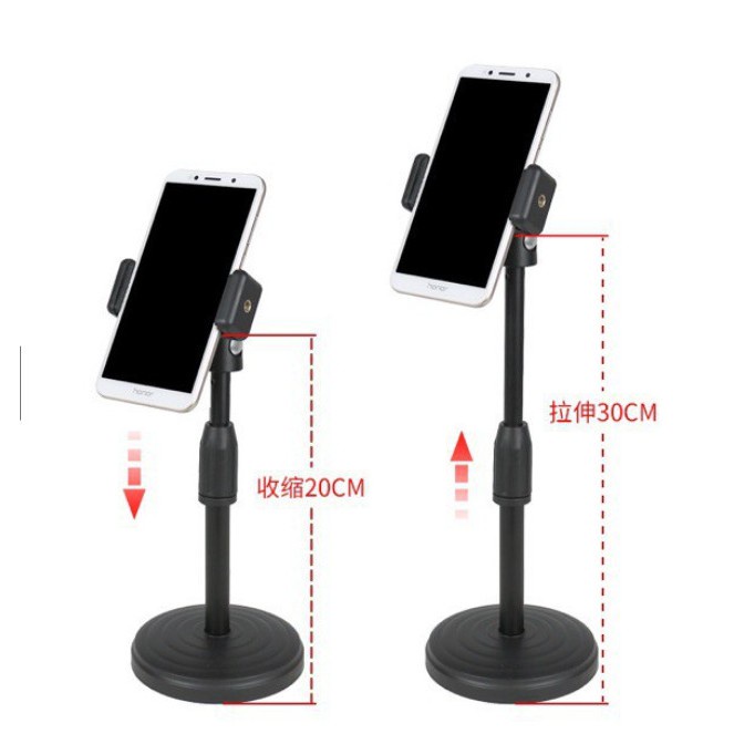 [ HÀNG ĐẸP - GIÁ RẺ ] Giá đỡ diện thoại xoay 360 độ để bàn kẹp điện thoại livestream xem video học online.