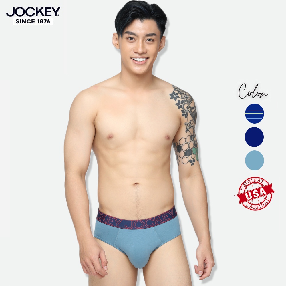Quần Lót Nam Jockey Dáng Brief USA Originals In Chữ Đỏ Thoáng Khí - J1120