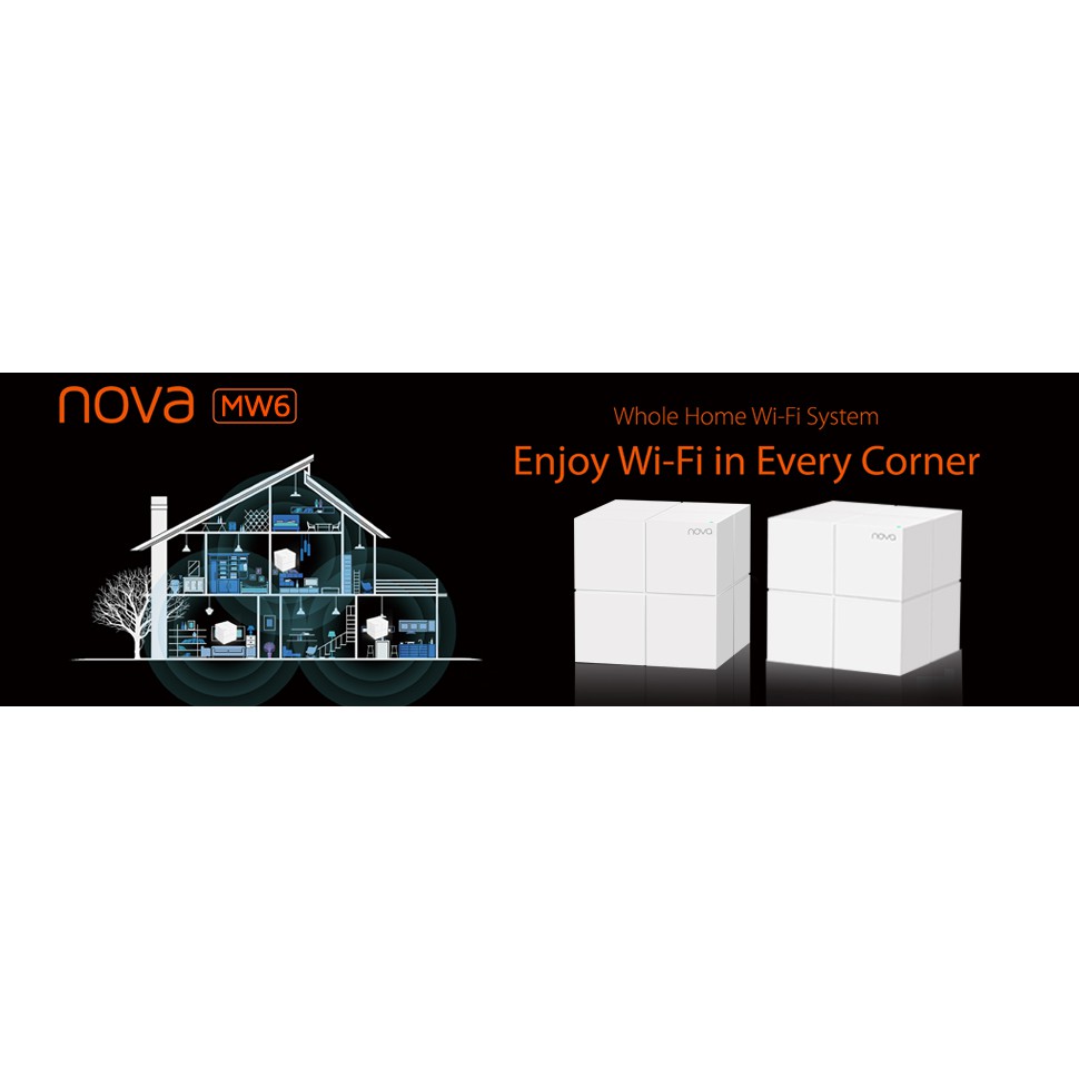 Bộ 2 Node Wifi Mesh Tenda Nova MW6 - New 100% - Rẻ vô địch