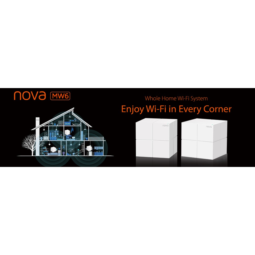 Bộ 2 Node Wifi Mesh Tenda Nova MW6 - New 100% - Rẻ vô địch | BigBuy360 - bigbuy360.vn