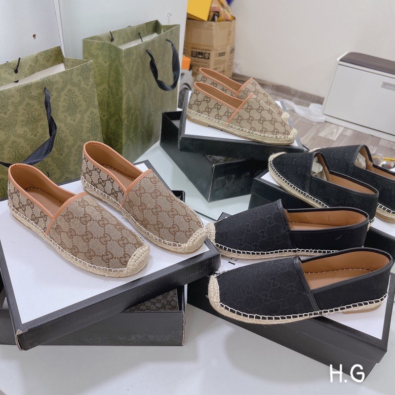 Giày slip on guci vân chìm fullbox