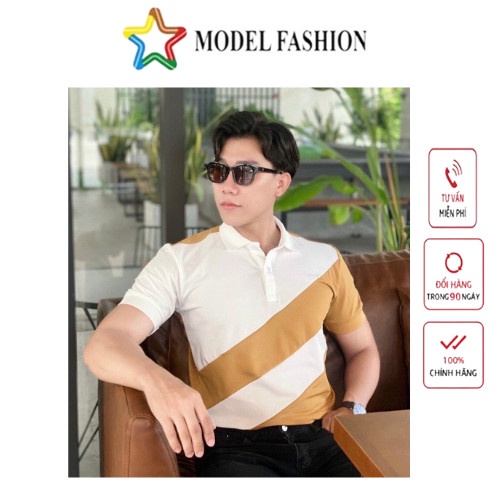 Áo thun polo nam nữ tay ngắn họa tiết hàn quốc Model Fashion