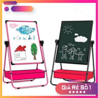 Bảng Học Viết Vẽ 2 Mặt Xoay 360 -BẢNG EDU -Bảng di động 2 mặt có giá vẽ cho bé yêu siêu xinh [GIÁ HỦY DIỆT]
