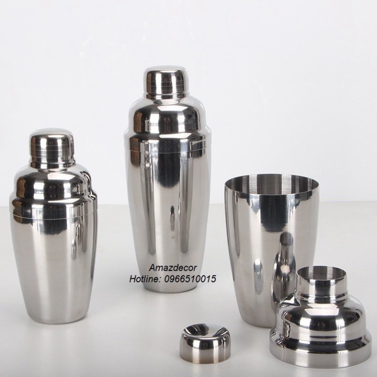 SALE GIÁ SỈ TẠI XƯỞNG Bình Lắc Shaker Inox Dày 550 cc - Pha Chế Cocktail , Trà Sữa