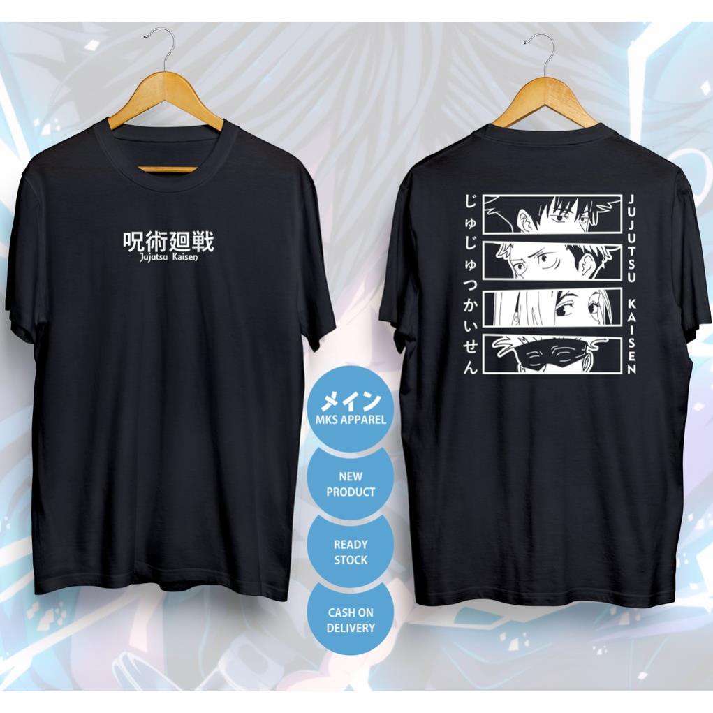 [ Sale] Áo phông Jujutsu KAISEN T-Shirt GOJOU SATORU ngắn tay cực ngầu giá tận xưởng0