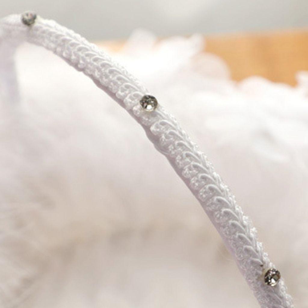 1 Giỏ Hoa Bằng Vải Satin Lãng Mạn Dùng Để Trang Trí Tiệc Cưới