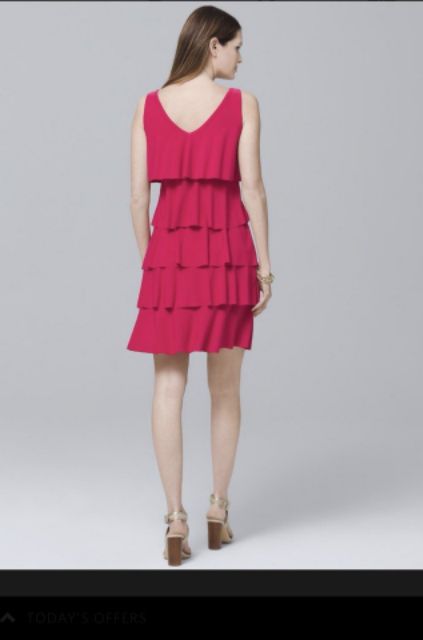 Đầm BCBG  ruffled dress
