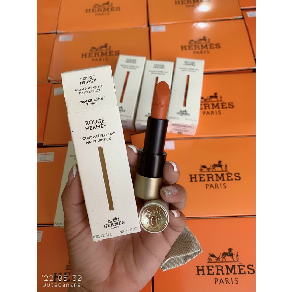 Son Herm Matte Màu 33 Orange Boîte- cam tươi - Hàng test