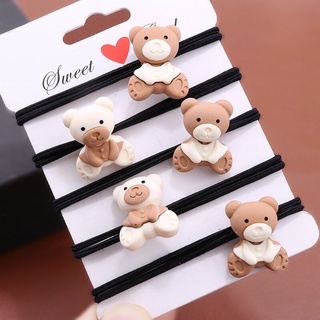 Combo 5 chiếc dây buộc tóc hình động vật siêu cute