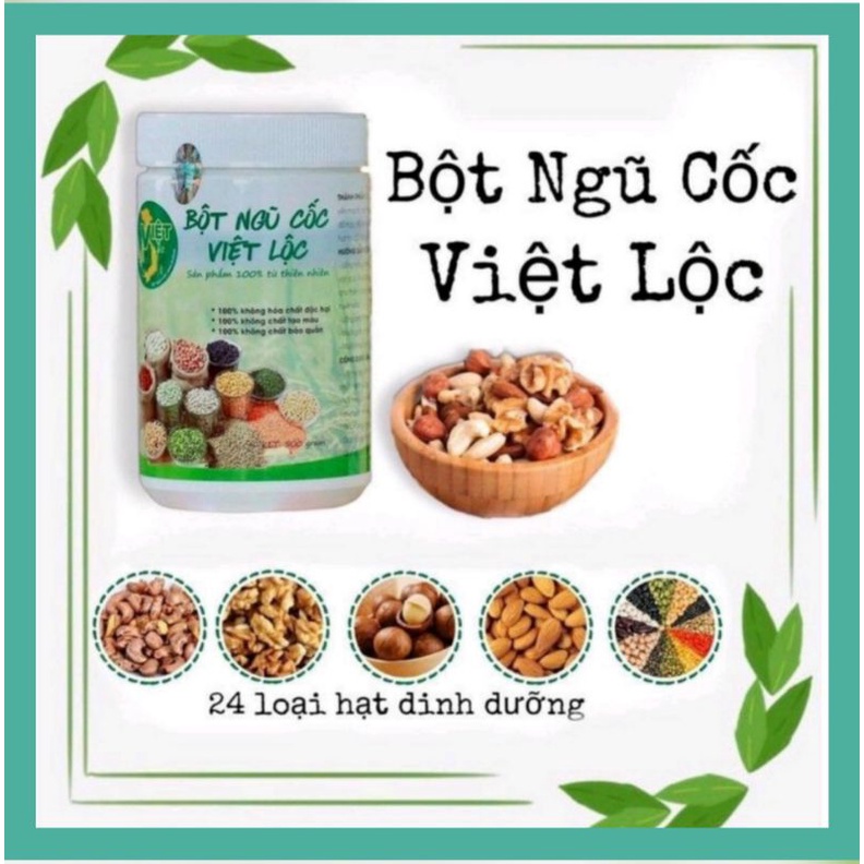 Combo 2 hộp ngũ cốc Việt Lộc, ngũ cốc bầu, lợi sữa sau sinh, dinh dưỡng cho mẹ, lợi sữa cho con, hộp 500g❤️freeship ❤