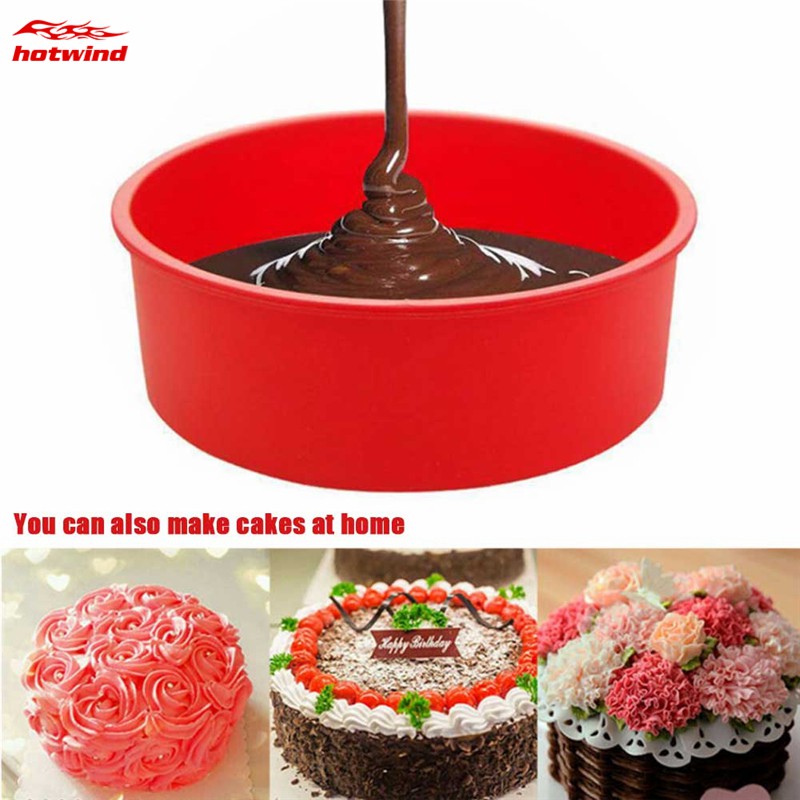 Khuôn Silicone Tròn 10.5cm/16.5cm Làm Bánh