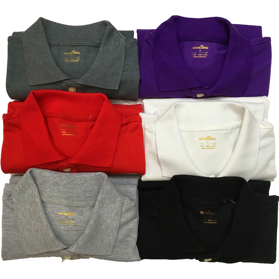 Áo thun cá sấu nam GOKING, công nghệ dệt nhuộm cao cấp Nhật Bản, bền màu, không biến dạng sau giặt