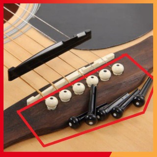 Bộ chốt giữ dây đàn Guitar Acoustic 6 chốt [Kwatch]