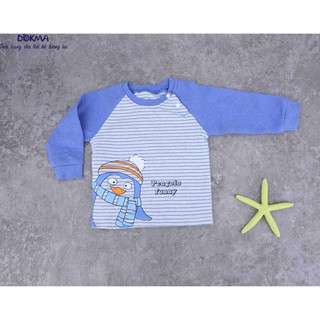 [Mã BMLT30 giảm đến 30K đơn 299K] DB542A Áo zaglan dài tay Dokma (6-24m)