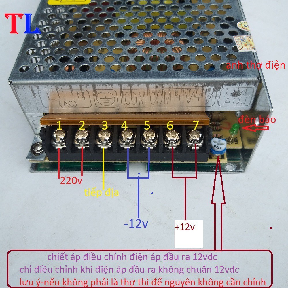 Nguồn 12v 5a 10a adapter sịn