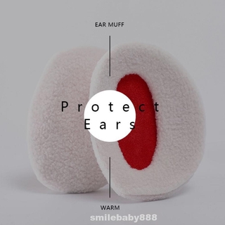 2pcs Men Women Solid Soft Polyester Windproof Portable Daily Non Slip Protection Winter Warm Band Less Ear Muffs