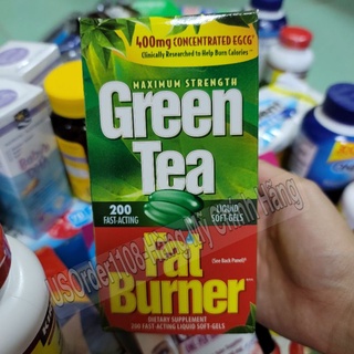 Viên uống hỗ trợ giảm cân đốt mỡ Trà Xanh - Green Tea Fat Burner của Mỹ