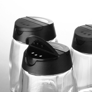 BỘ 4 LỌ ĐỰNG GIA VỊ THỦY TINH IKEA IK70
