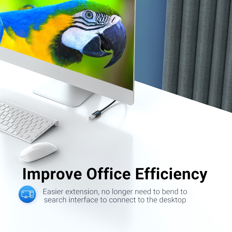 Cáp Truyền Dữ Liệu Vention USB 3.0 Tốc Độ Nhanh Có Thể Nối Dài