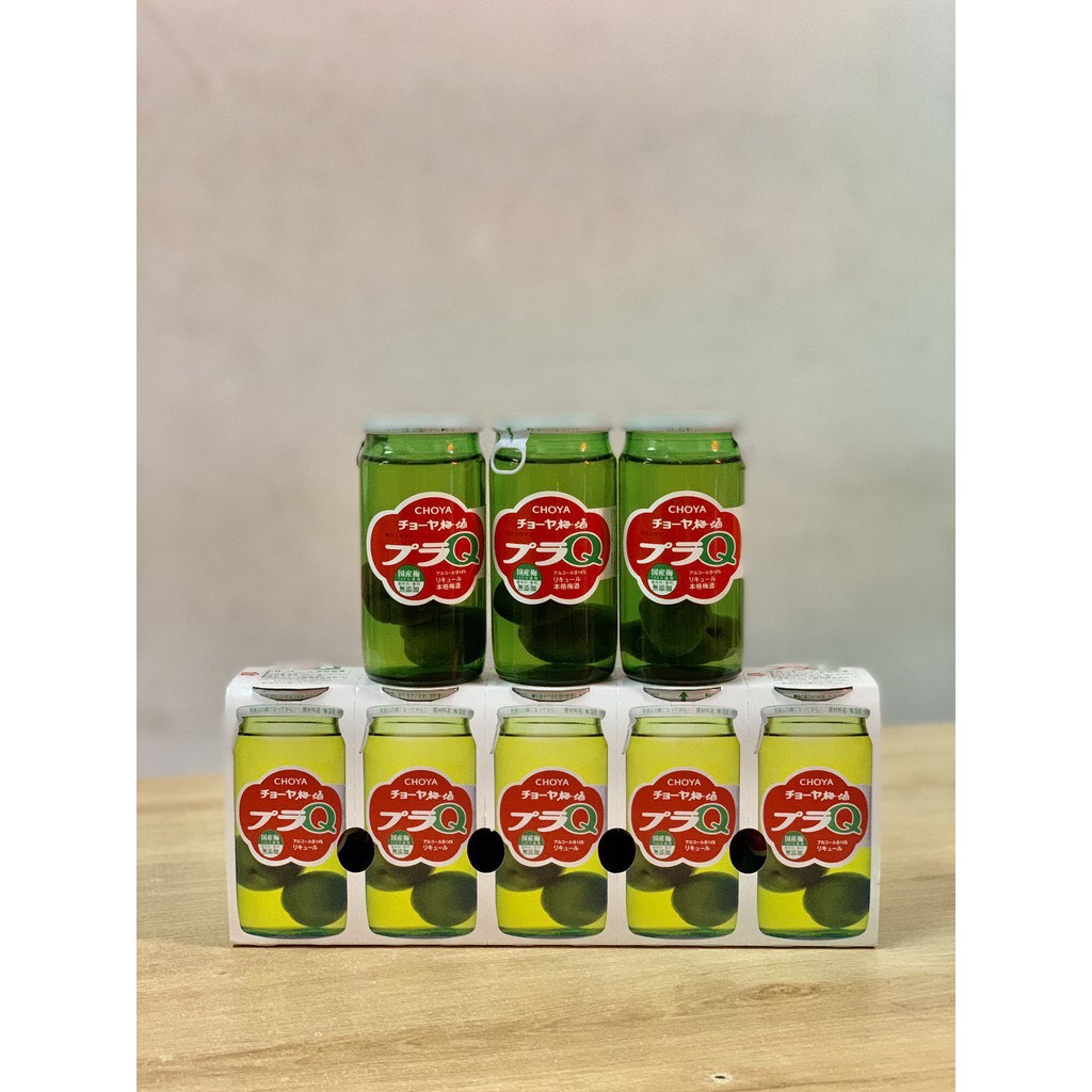 mơ xanh Choya Nhật Bản (chai 160ml x 5)