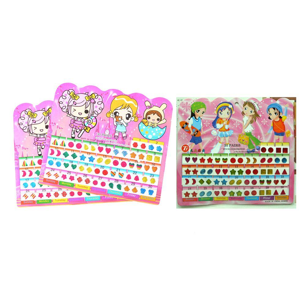 Layor1 2 Tờ / 120 Chiếc|Sticker Dán Khen Thưởng Chống Thấm Nước Họa Tiết Hoạt Hình Dễ Thương Cho Bé Gái