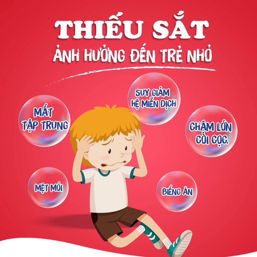 Viên sắt dạng sủi sắt bầu Ferromin không tanh táo,thơm dễ uống hấp thu tốt cho trẻ nhỏ phụ nữ mang thai.suckhoechomoinha