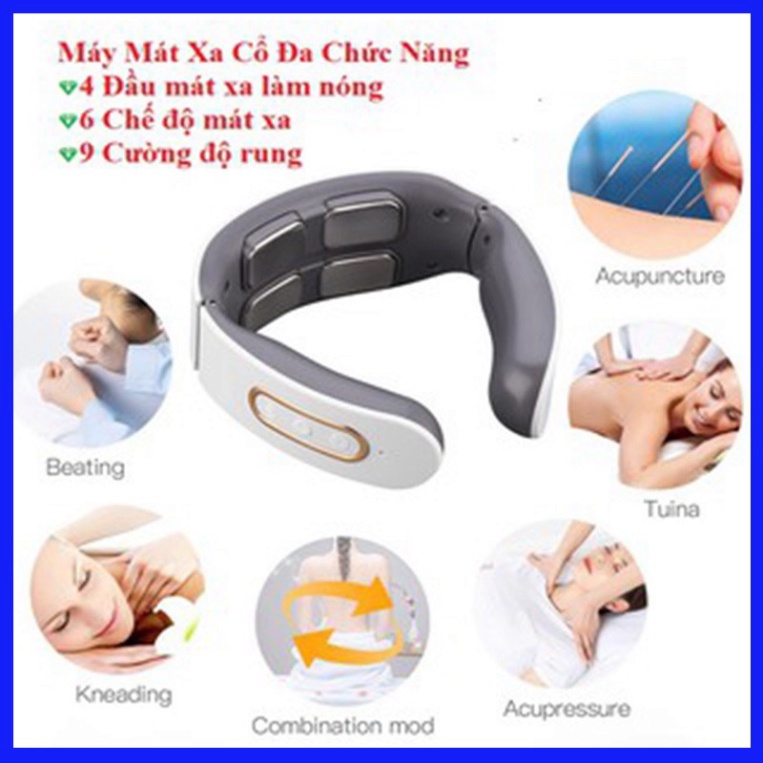 Máy mát xa cổ vai gáy trị liệu cao cấp - Máy matxa cổ