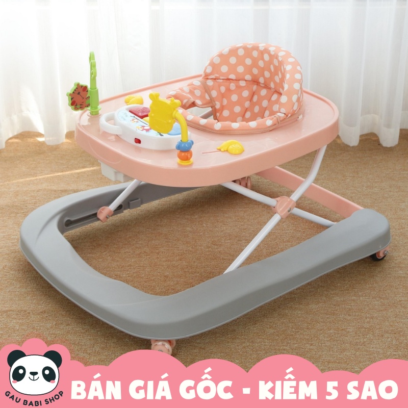 Xe tập đi tập đứng 3 giai đoạn Mastela W1508 màu hồng