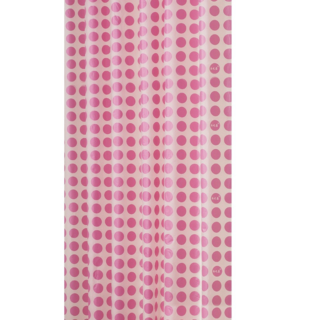 Rèm cửa nhà tắm PEVA họa tiết chấm bi