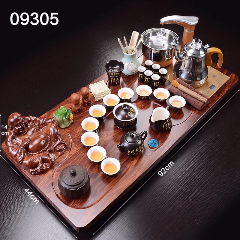 Bộ bàn trà điện thông minh - Bộ phật Di Lặc
