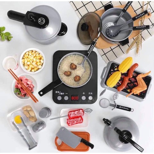 Bộ đồ chơi nấu ăn KITCHEN 36 món loại lớn, bộ đồ chơi nhà bếp cho bé, trò chơi giải trí nấu ăn, đồ chơi cho bé nhiều mẫu