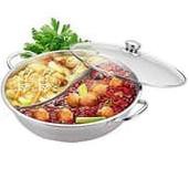 Nắp Kính Bằng Thép Không Gỉ 2 Lớp Kích Thước 28cm | BigBuy360 - bigbuy360.vn