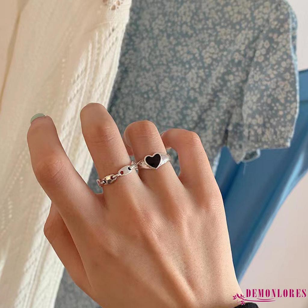 Set nhẫn đeo khớp ngón tay phong cách vintage thời trang cho nữ