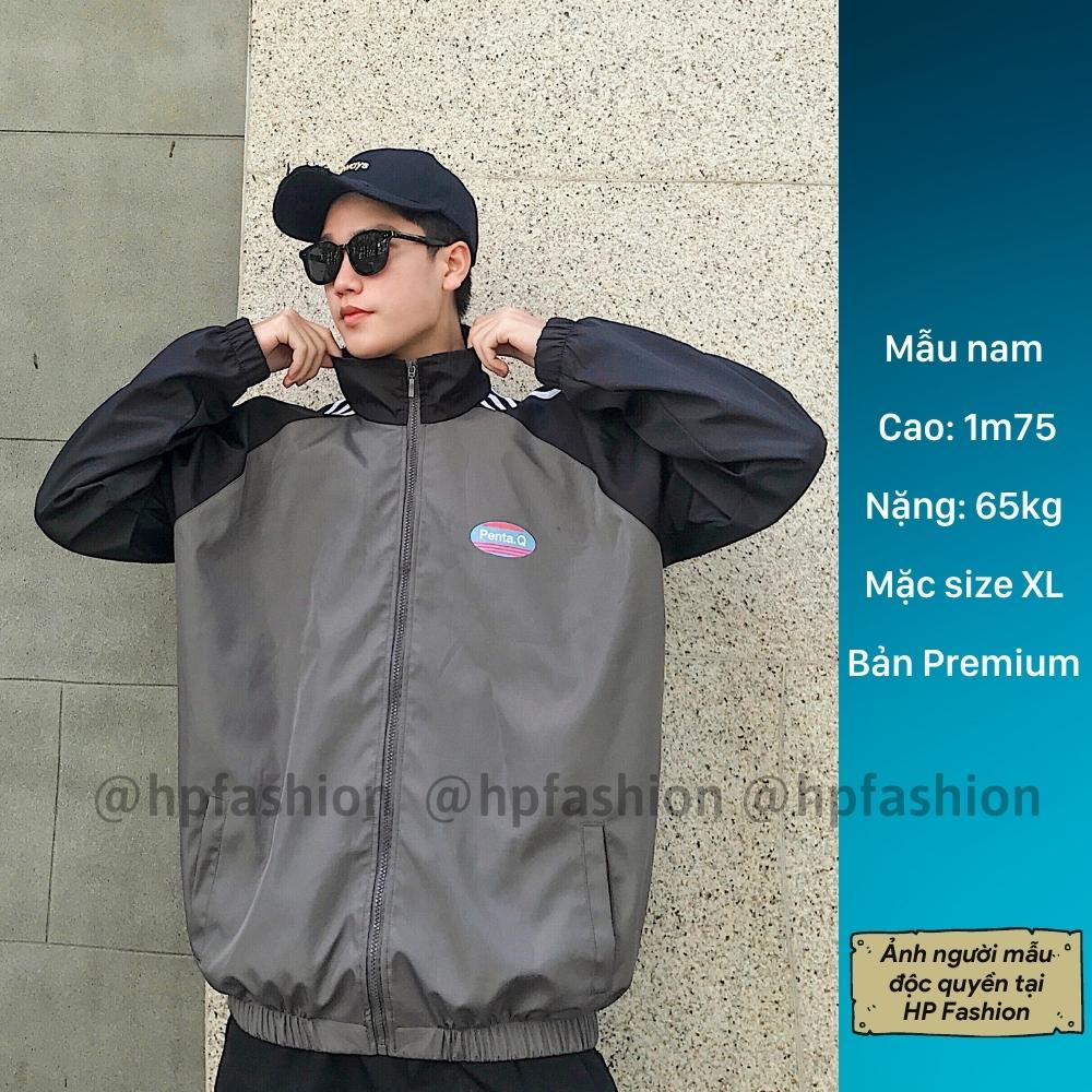 Áo khoác bóng chày form rộng vải dù cao cấp ❤️ Áo bomber thời trang Hàn Quốc dáng Unisex nam nữ D01 - Happy Style