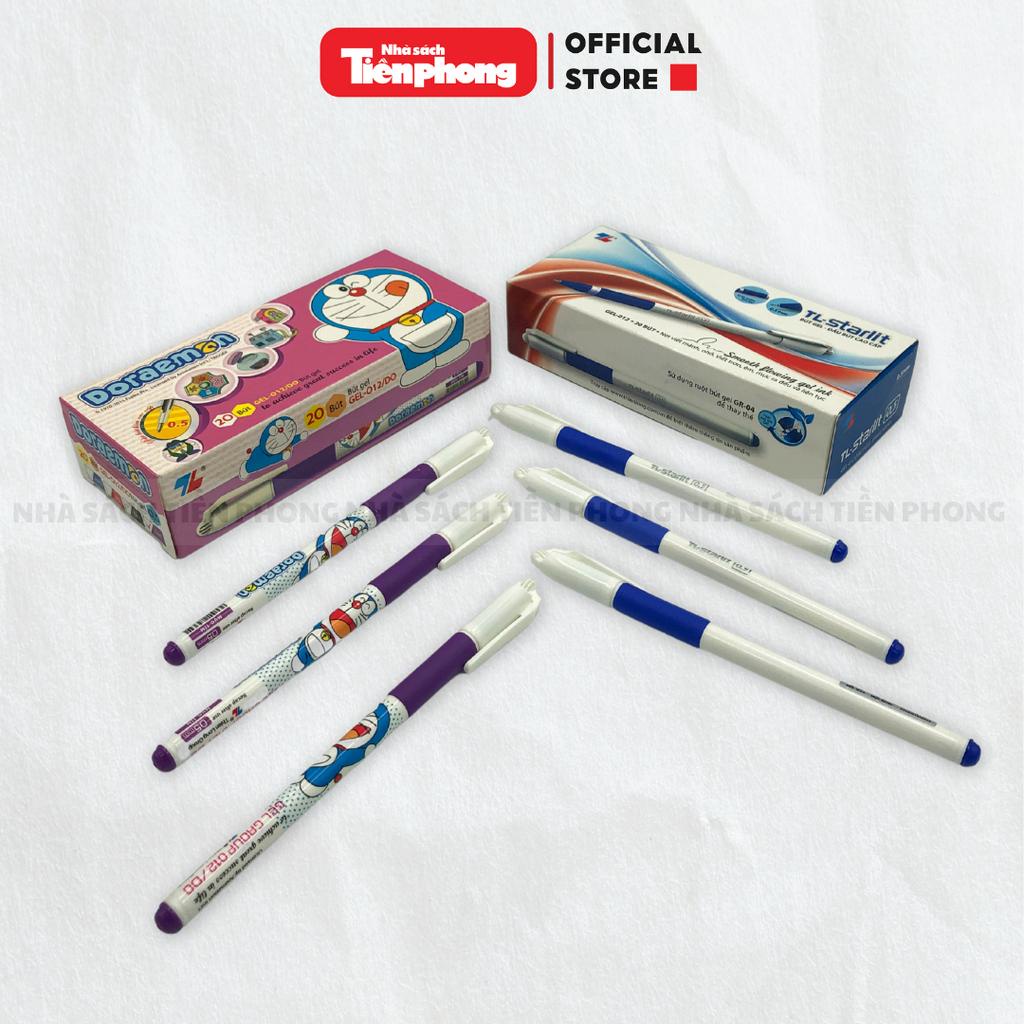 Bút gel Thiên Long chính hãng nhà sách Tiền Phong GEL-012 mực xanh / tím gel Starlit.